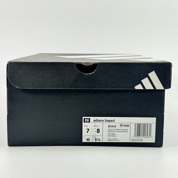 Adidas Adizero Impact \'Core Black White\' IE1413 Football Multi Size main image 11